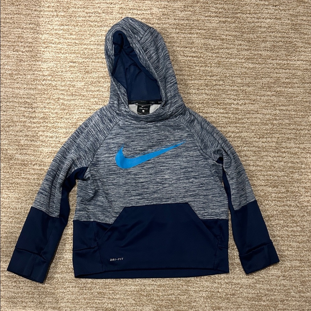 Nike Kids Dri-Fit Blue Hoodie